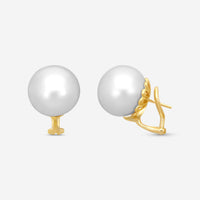 Assael 18K Yellow Gold South Sea Cultured Pearl Clip-On Earrings E6973