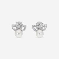 Assael 18K White Gold Diamond & Akoya Cultured Pearl Earrings EADT00001
