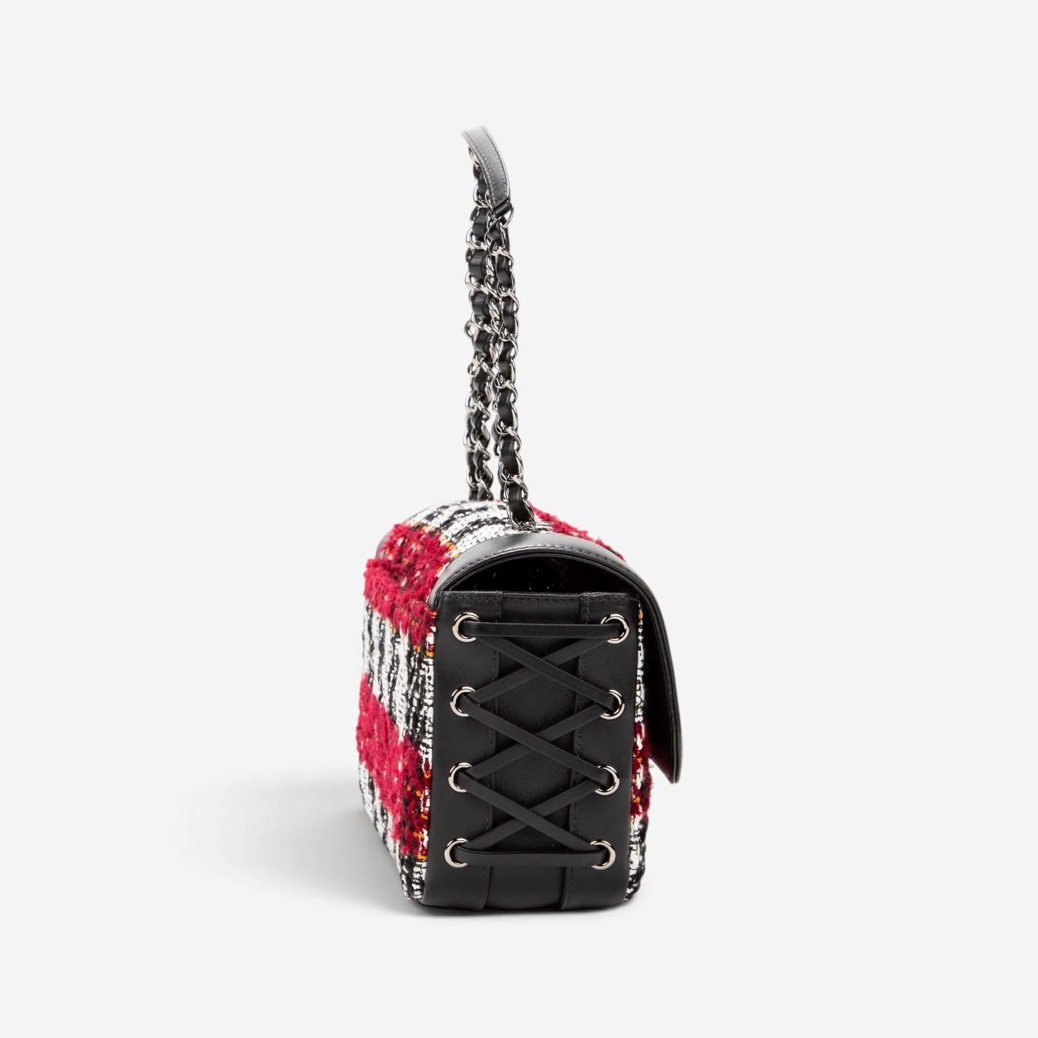 Chanel Timeless Tweed Canvas Shoulder Bag EAG6830
