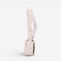 Bottega Veneta Mini Cassette Light Lilac Intrecciato Leather Shoulder Bag EAH021