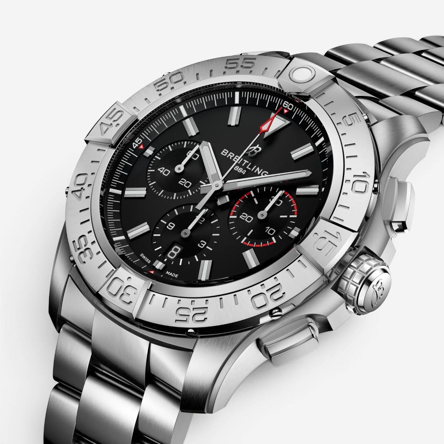 Breitling Super Avenger Chronograph 46 Titanium Automatic Men's Watch EB0148101B