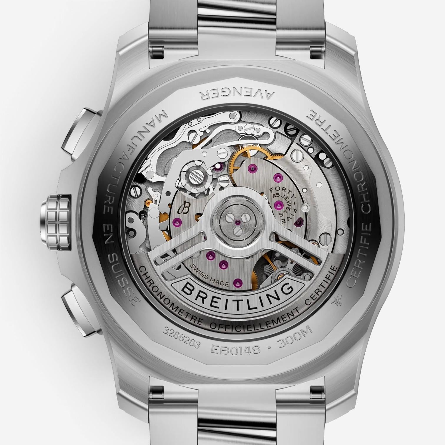 Breitling Super Avenger Chronograph Titanium Automatic Men's Watch EB0148101C1E1