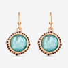 Armenta 14K Rose Gold Diamond & Turquoise Drop Earrings 21147