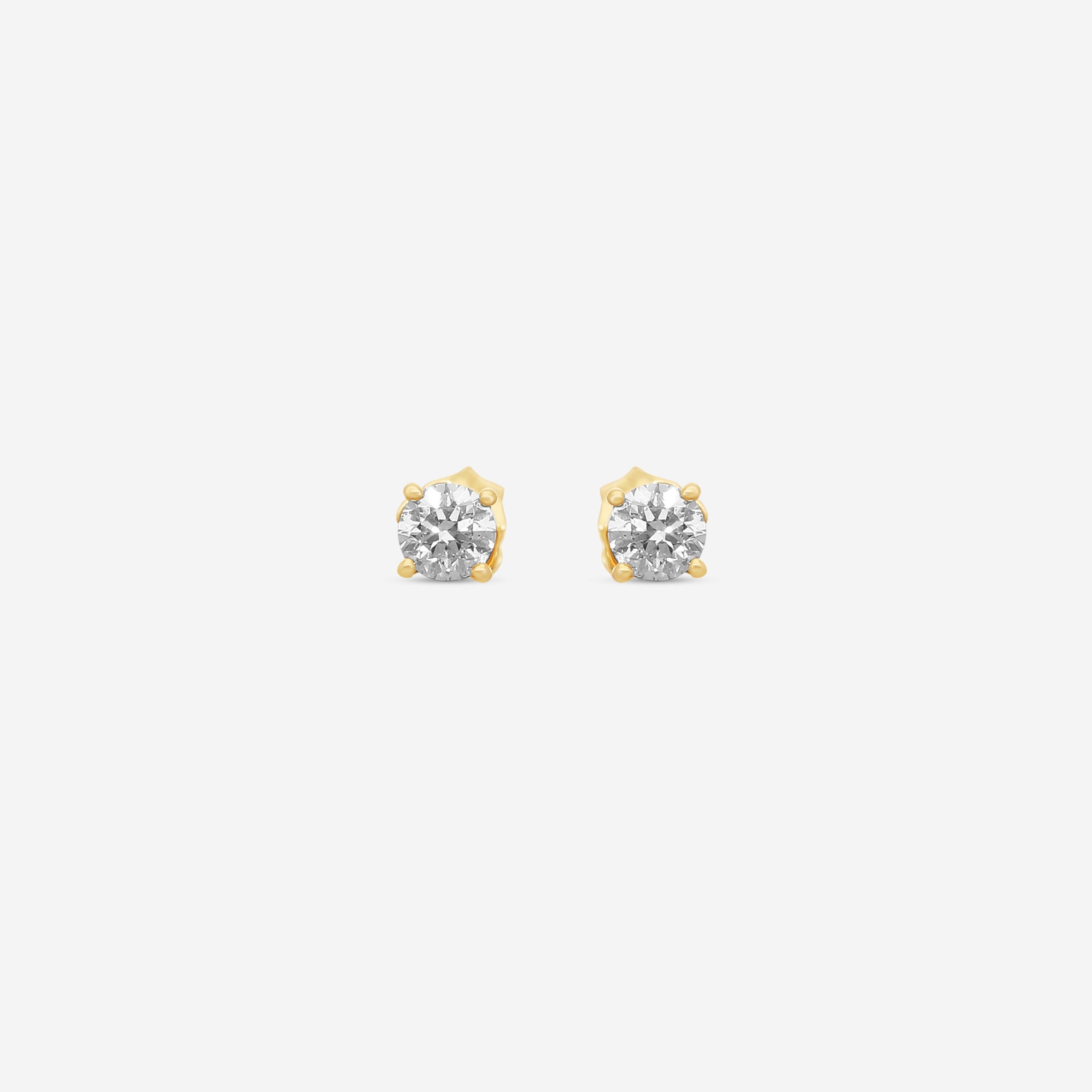 Ina Mar 14K Yellow Gold Diamond Stud Earrings KE303940