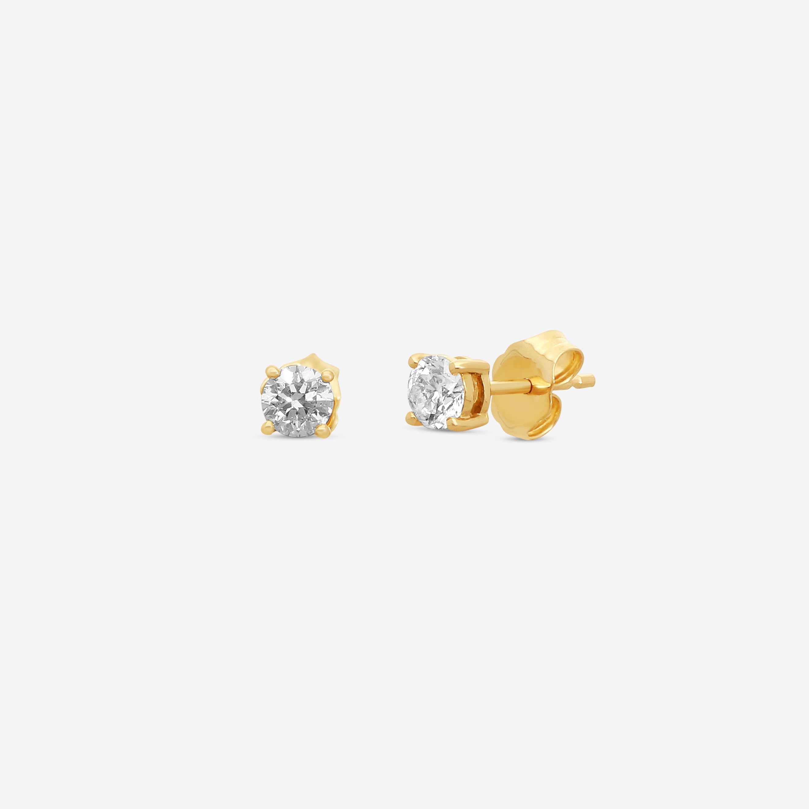 Ina Mar 14K Yellow Gold Diamond Stud Earrings KE303940