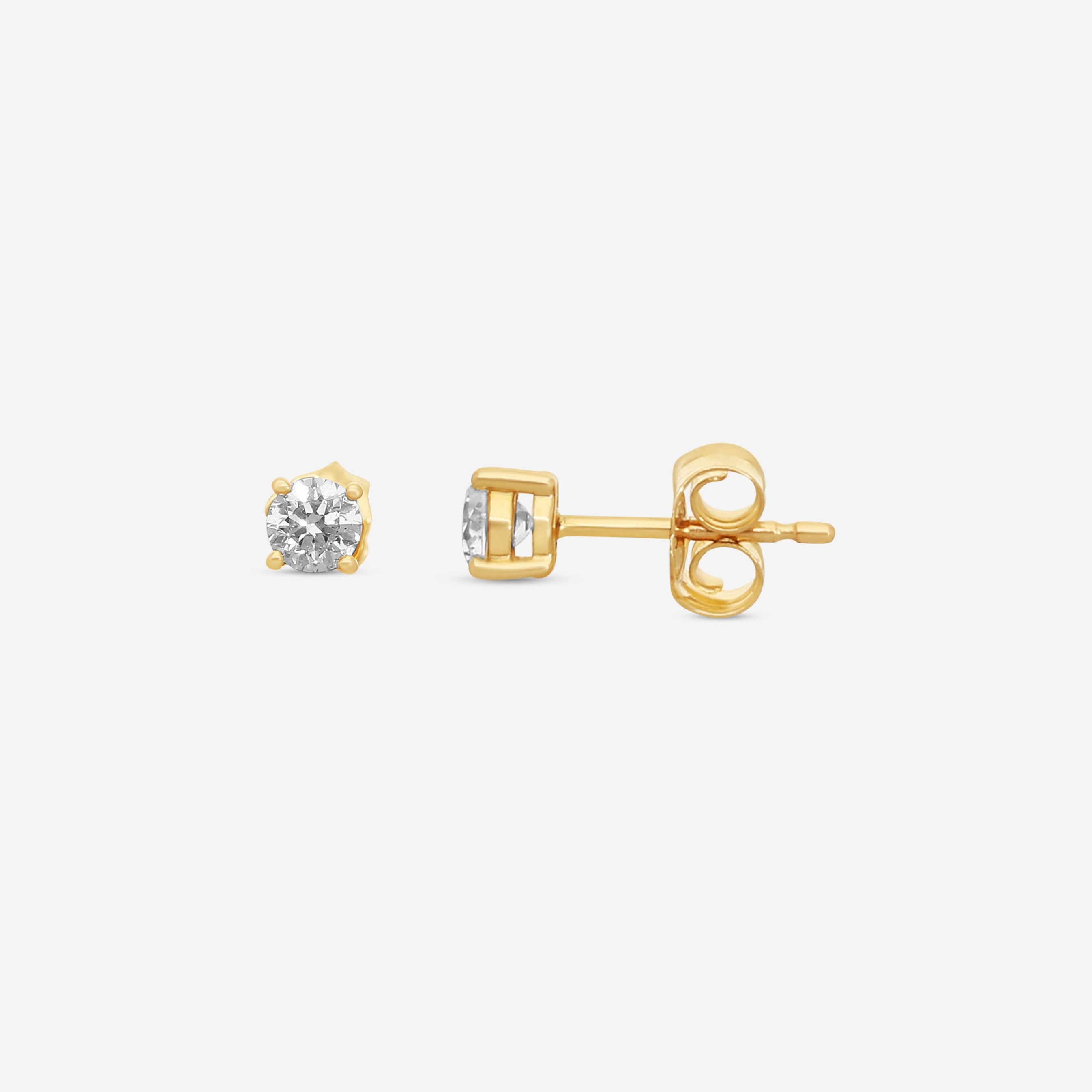 Ina Mar 14K Yellow Gold Diamond Stud Earrings KE303940