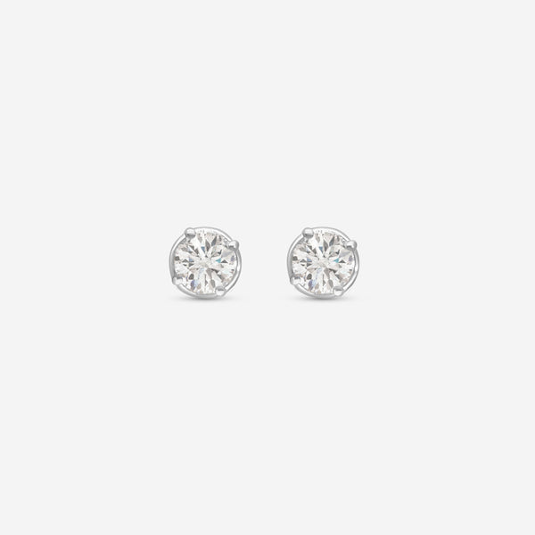 Ina Mar 18K White Gold Diamond Stud Earrings E42323