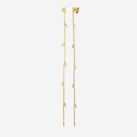 Sydney Evan 14K Yellow Gold Diamond Long Fringe Drop Earrings EJP1593-Y