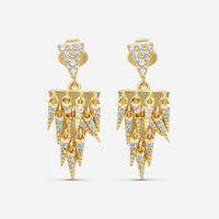 Sydney Evan Cascade Fringe 14K Yellow Gold Diamond Drop Earrings EKE1026-Y