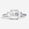 Diana M. Jewels Platinum Diamond Engagement Ring Sz. 6 EM459