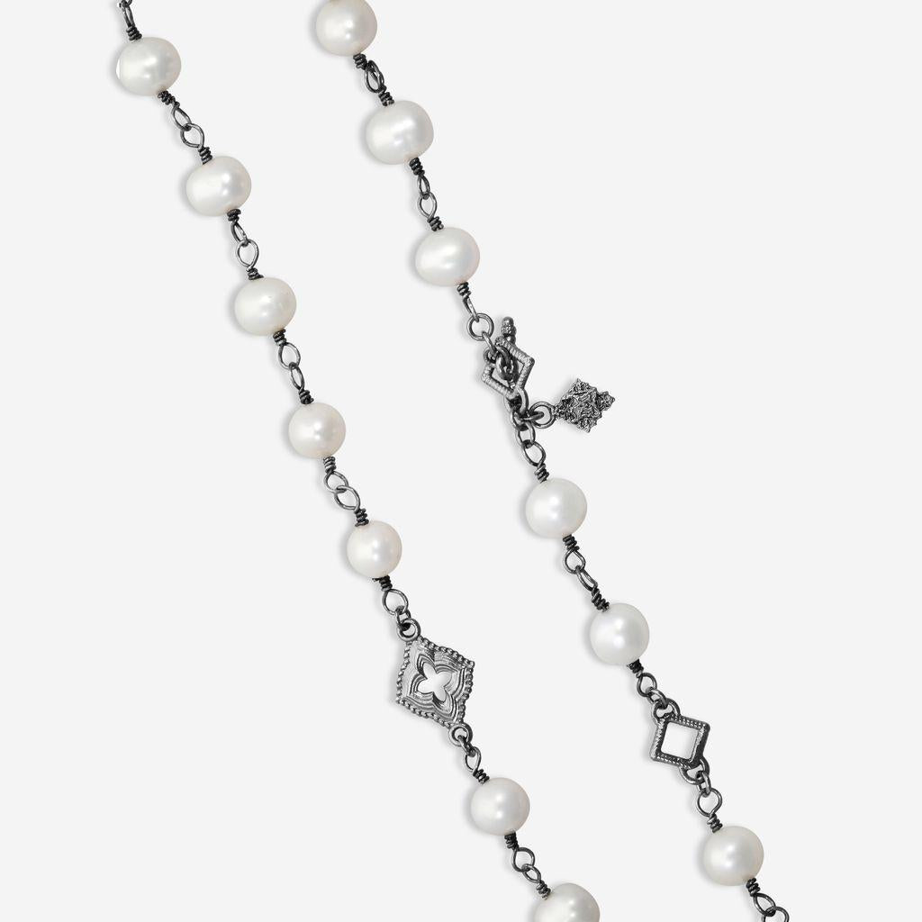 Armenta Old World 18K Yellow Gold & Gunmetal Sterling Silver Necklace 19855