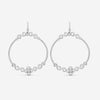 Leslie Greene Stainless Steel Diamond Drop Earrings ES900013