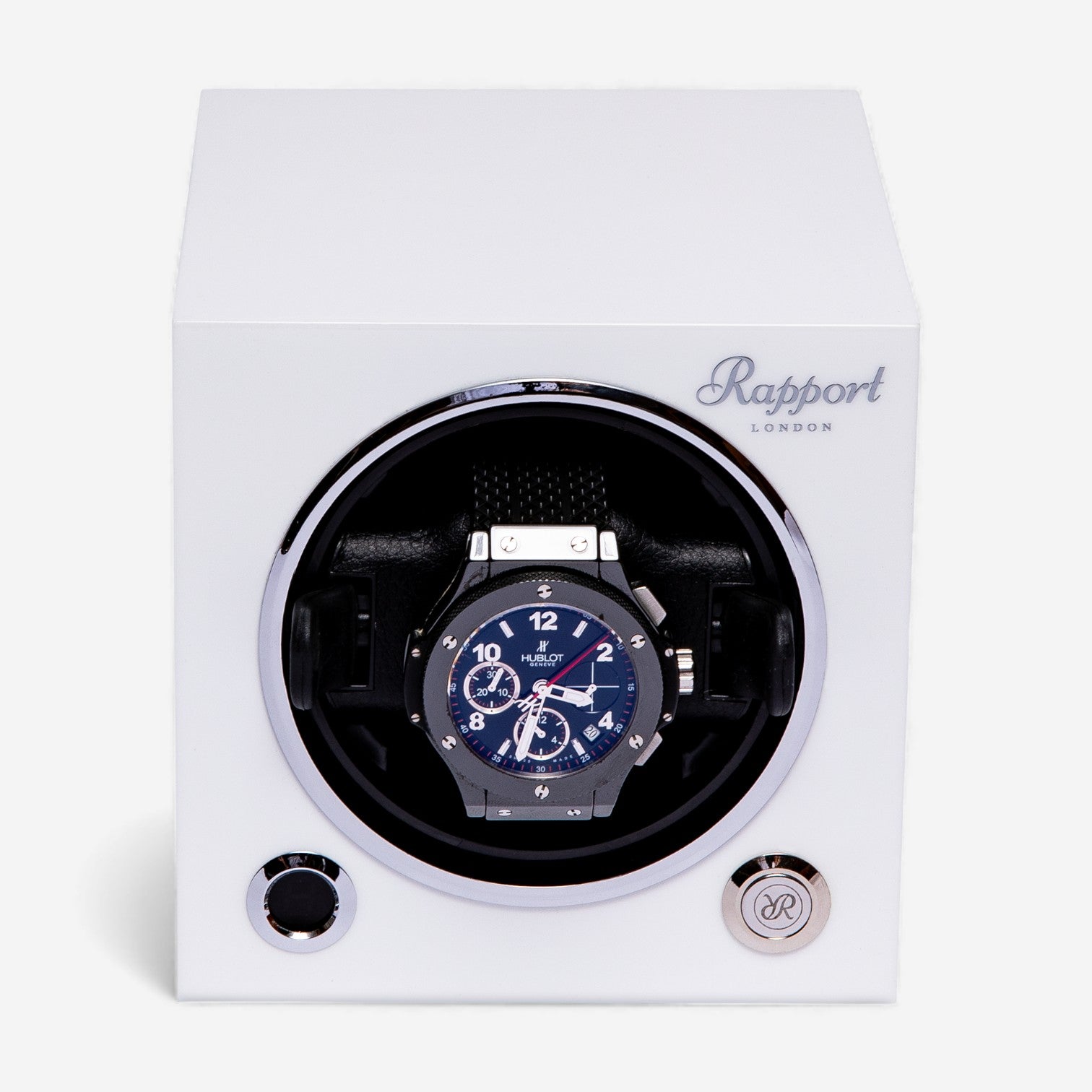 Rapport London Evolution Cube  Polar White Single Watch Winder EVO41