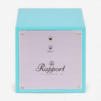 Rapport London Evolution Turquoise Wood & Lacquer Cube Watch Winder EVO46
