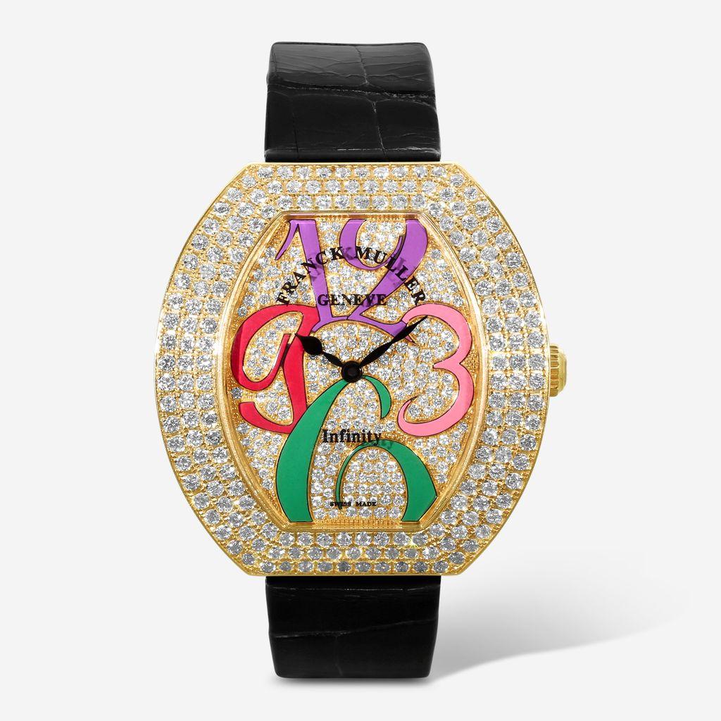 Franck Muller Infinity Color Dreams 18K Rose Gold Quartz Ladies Watch 3540QZCOLD