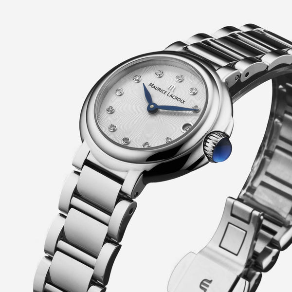 Maurice Lacroix Fiaba Stainless Steel Diamond Quartz Ladies Watch FA1003-SS002-170-1