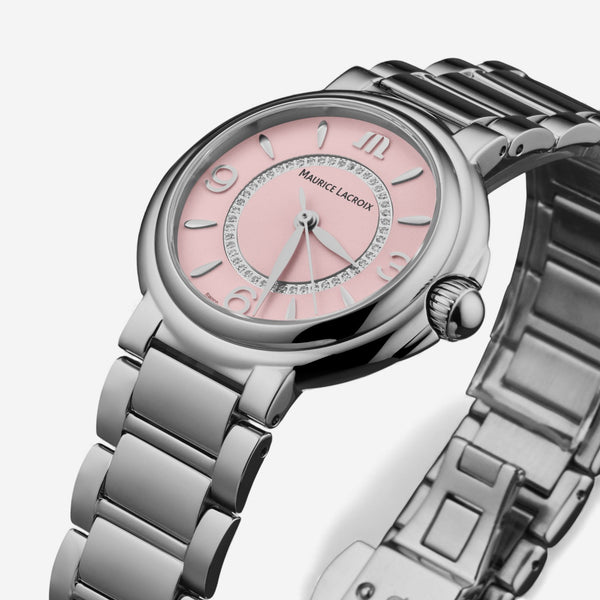 Maurice Lacroix Fiaba Stainless Steel Diamond Quartz Ladies Watch FA1104-SS002-F20-1