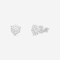 Mémoire Bouquet 14K White Gold Diamond Stud Earrings FEBQ12400004W72000 - THE SOLIST