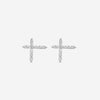 MEMOIRE - 18K WG Luna Intercross Diamond Earrings  (Approx.1.7gr./ DIA: .21ct.twd.) - FECS135-WG - THE SOLIST