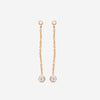 MEMOIRE - 18K RG Cascade Drop Earrings  (Approx.1.5gr./ DIA: .29ct.twd.) - FEZY101-RG
SIZE / Drop:35mm - THE SOLIST