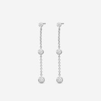 MEMOIRE - 18K WG Cascade Drop Earrings  (Approx.1.8gr./ DIA: .DIA: .ct.twd.) - FEZY102-WG
SIZE / Drop:34mm - THE SOLIST