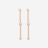 MEMOIRE - 18K RG Cascade Drop Earrings  (Approx.1.6gr./ DIA: .23ct.twd.) - FEZY103-RG
SIZE / Drop:35mm - THE SOLIST