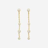 MEMOIRE - 18K YG Cascade Drop Earrings (Approx.1.8gr./ DIA: .46ct.twd.) - FEZY104-YG
SIZE / Drop:40mm - THE SOLIST