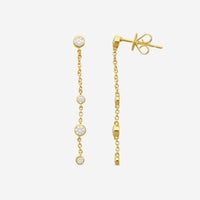 MEMOIRE - 18K YG Cascade Drop Earrings (Approx.1.8gr./ DIA: .46ct.twd.) - FEZY104-YG
SIZE / Drop:40mm - THE SOLIST