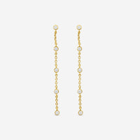 MEMOIRE - 18K YG Cascade Drop Earrings (Approx.1.7gr./ DIA: .23ct.twd.) - FEZY105-YG
SIZE / Drop:45mm - THE SOLIST