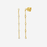 MEMOIRE - 18K YG Cascade Drop Earrings (Approx.1.7gr./ DIA: .23ct.twd.) - FEZY105-YG
SIZE / Drop:45mm - THE SOLIST