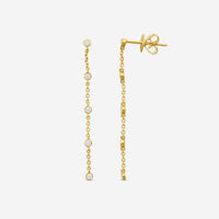 MEMOIRE - 18K YG Cascade Drop Earrings (Approx.1.7gr./ DIA: .23ct.twd.) - FEZY105-YG
SIZE / Drop:45mm - THE SOLIST