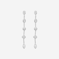 MEMOIRE - 18K WG Cascade Mixed Fancy Shape Drop Earrings (Approx.2.7gr./ DIA: .92ct.twd.) - FEZY159-WG
SIZE / Drop:45mm - THE SOLIST