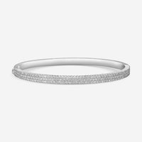 Mémoire Paramount 18K White Gold Triple Row Diamond Bangle Bracelet CGPR125-18KW - THE SOLIST