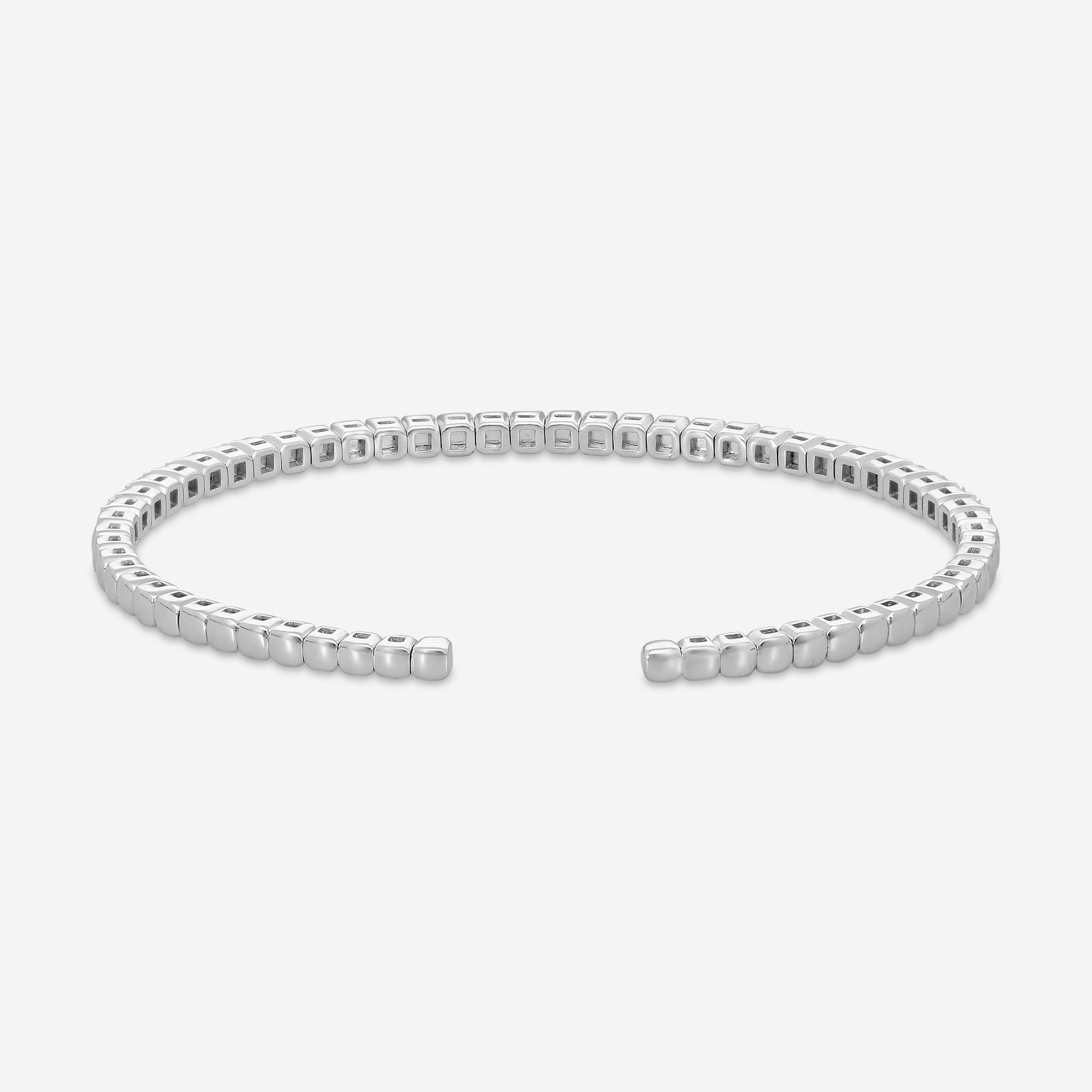 Memoire - Open Flex Diamond Bangle 1.48-1.63ctw - FGFX101-18KW - THE SOLIST