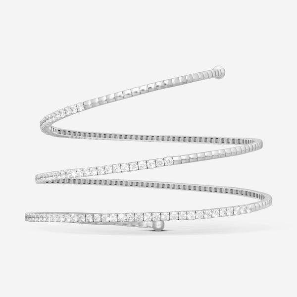 Mémoire 18K White Gold Flexi Bangle Bracelet FGFX105 - THE SOLIST