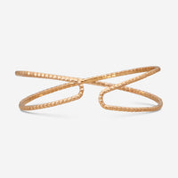 Mémoire 18K Rose Gold Diamond Open Flex Crisscross Bangle Bracelet FGFX10657458R72000 - THE SOLIST