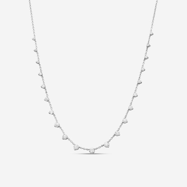 Memoire - By the Yard 16 Stone Necklace 2ctw approx. - FNZY130-18KW - THE SOLIST