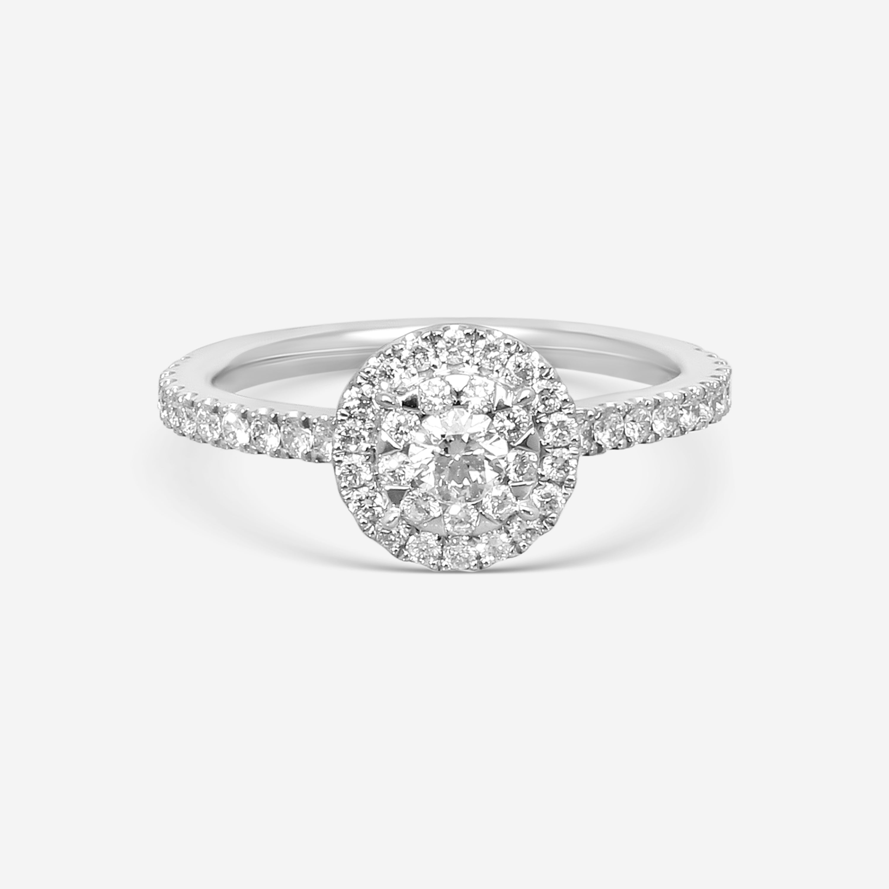 Mémoire 14K White Gold Diamond Statement Ring Sz. 6.5 FRBQ10165004W72000 - THE SOLIST