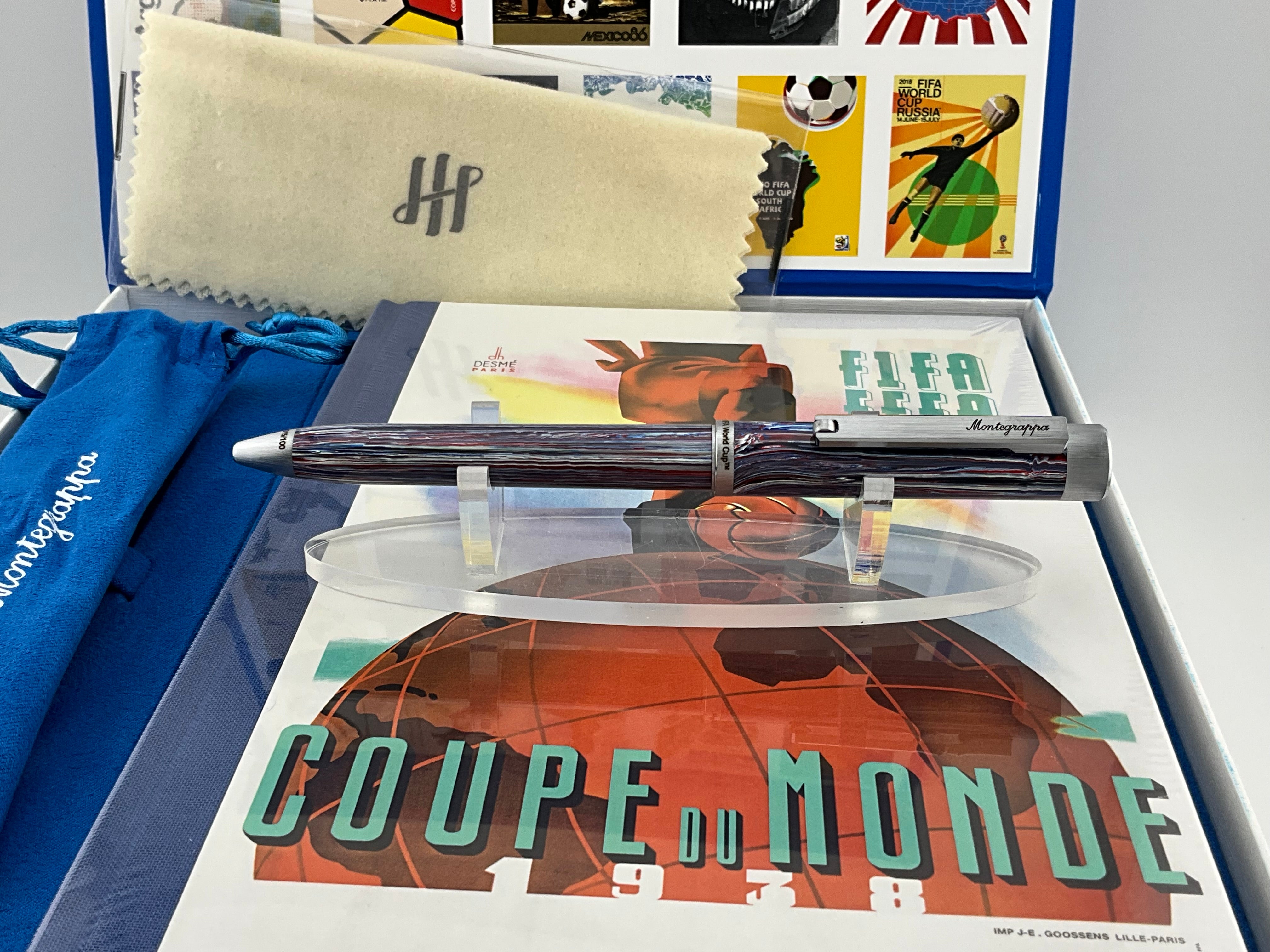 Montegrappa FIFA Classics France Multicolor Resin Ballpoint Pen ISZEFBIP_F