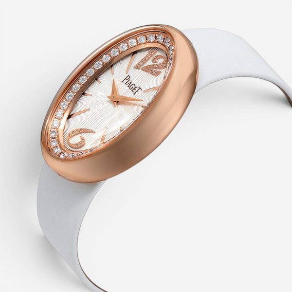 Piaget Limelight 18K Rose Gold Diamond Quartz Ladies Watch G0A32096