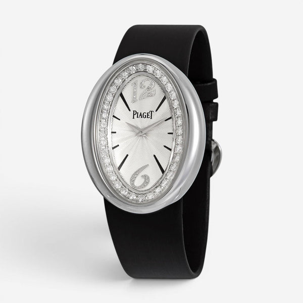 Piaget Limelight 18K White Gold Diamond Quartz Ladies Watch G0A32099