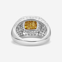 Suna Platinum & 18K Yellow Gold Diamond Ring Sz. 6.25 R7129CT