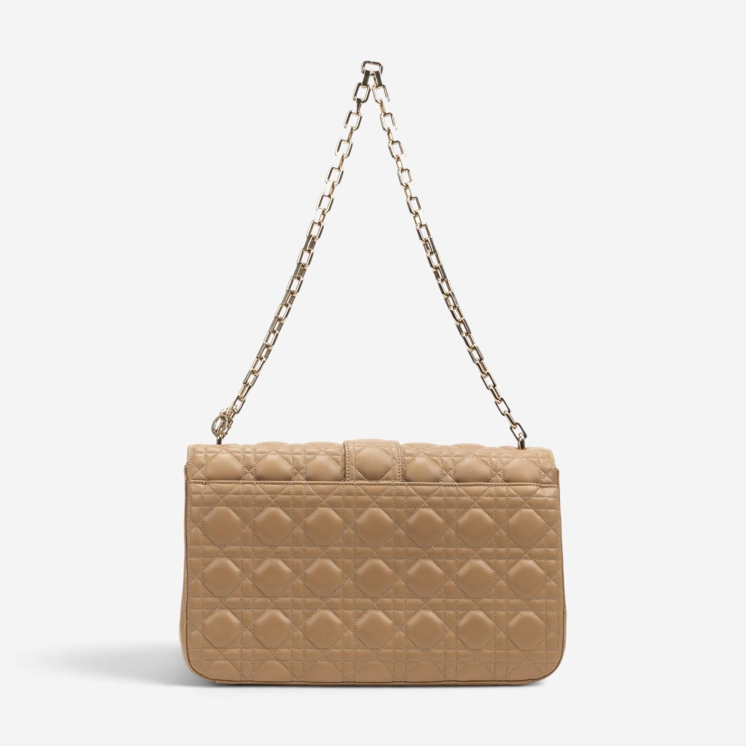 Dior Miss Dior Beige Calf Leather Large Shoulder Bag GTA0085
