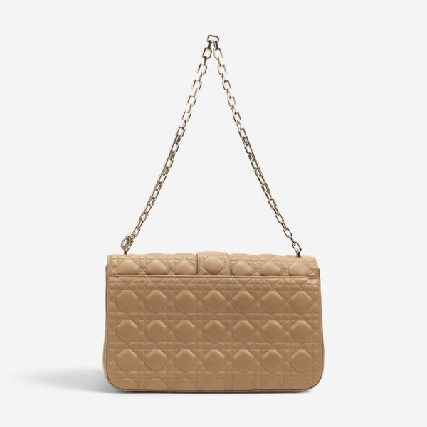 Dior Miss Dior Beige Calf Leather Large Shoulder Bag GTA0085