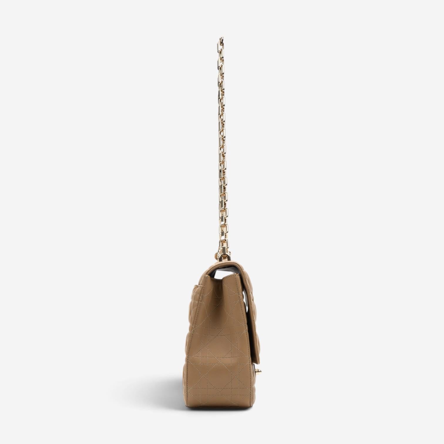 Dior Miss Dior Beige Calf Leather Large Shoulder Bag GTA0085