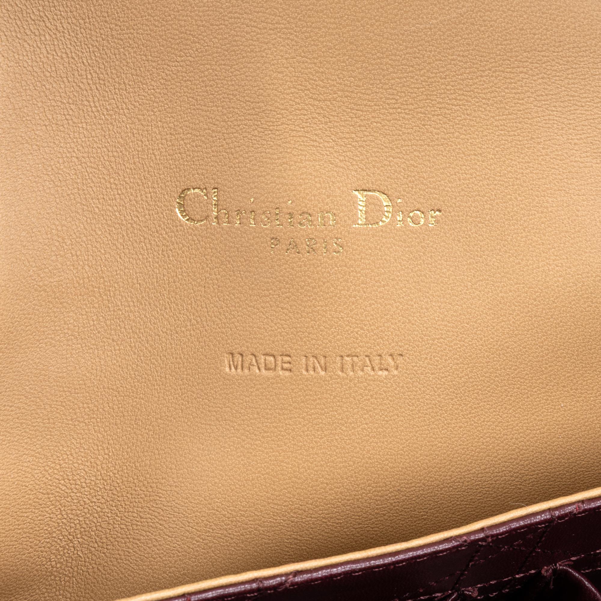 Dior Miss Dior Beige Calf Leather Large Shoulder Bag GTA0085