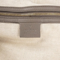 Gucci Soho Gray Grained Calfskin Leather Hobo Bag GTA0654
