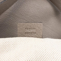 Gucci Soho Gray Grained Calfskin Leather Hobo Bag GTA0654