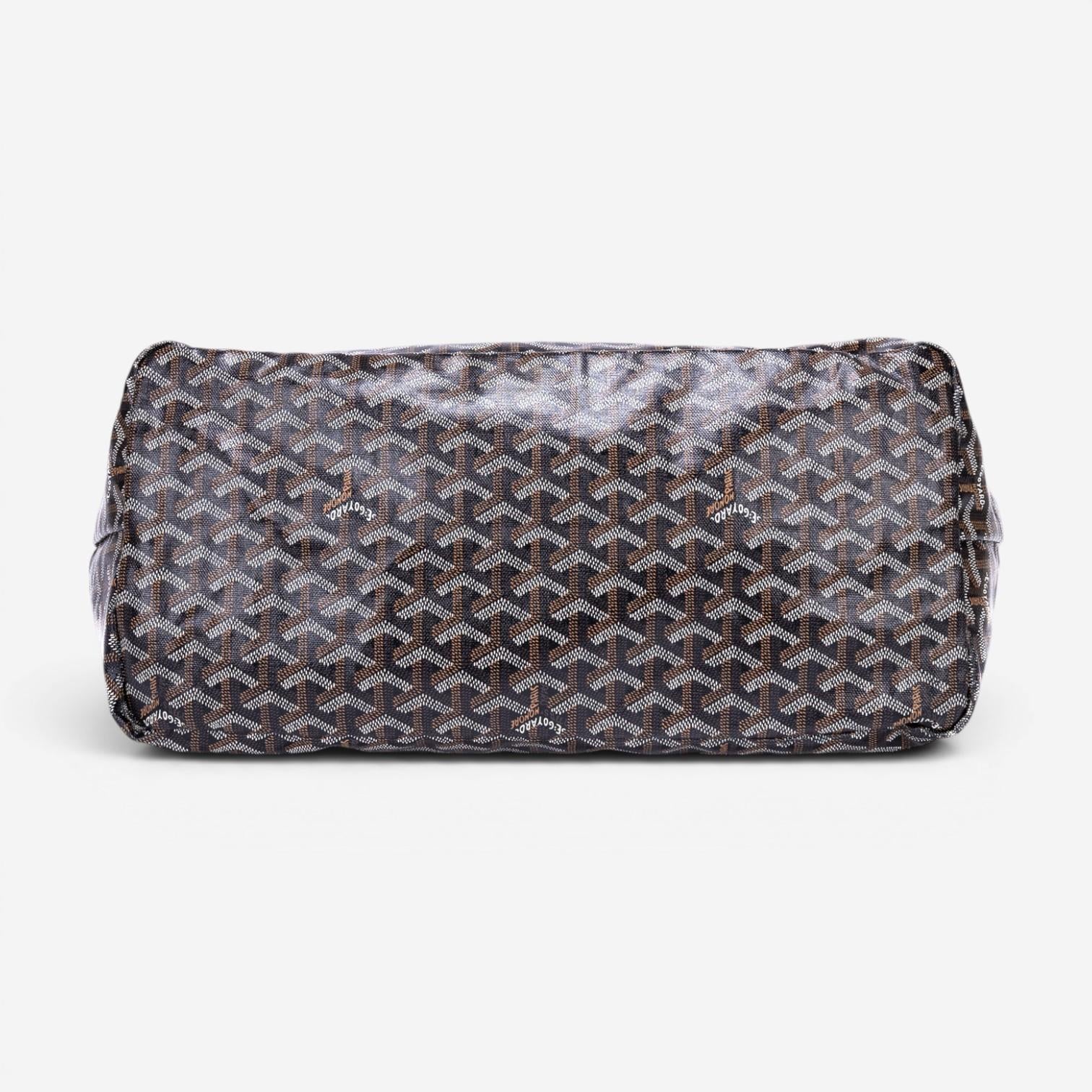 Goyard Saint Louis Black Goyardine Coated Canvas Tote Bag GTA1761