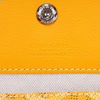 Goyard Saint Louis Yellow Goyardine Coated Canvas Tote Bag GTA1762